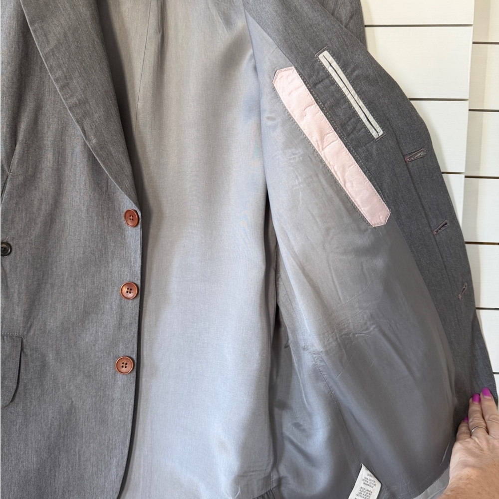 Paul Smith Jeans Cotton Men’s Gray Jacket - Picture 3 of 11